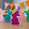 SHAPES ETC. Rabbit Assorted Color Super Cut-Outs- 10.5" x 6.25”