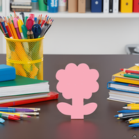 SHAPES ETC. Sticky Shape Notepad - Flower