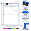 Dry Erase Pockets Reusable Sleeves 10x13 inch   50 Pack Dry Erase