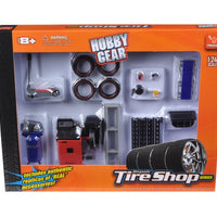 Phoenix Toys 18422 Tire Repair Shop Accessories Set Ford 1-24 Diecast