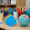 Buy Creative fish shapes add fun to art and school projects