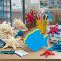 Buy Assorted 5.5-inch fish cut-outs great for educational ocean themes
