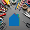 SHAPES ETC. House Assorted Color Super Cut-Outs- 8” x 10”