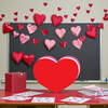 SHAPES ETC. Heart Tri-Color Super Cut-Outs- 8” x 10”
