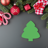 SHAPES ETC. Sticky Shape Notepad - Evergreen Tree