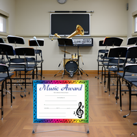 Certificate for musical talent

