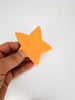 SHAPES ETC. Sticky Shape Notepad - Orange Star
