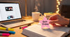 SHAPES ETC. Sticky Shape Notepad - Pink Star