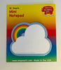 Mini Notepad - Rainbow - Creative Shapes Etc.