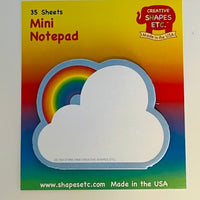 Mini Notepad - Rainbow - Creative Shapes Etc.