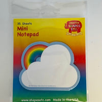 Mini Notepad - Rainbow - Creative Shapes Etc.