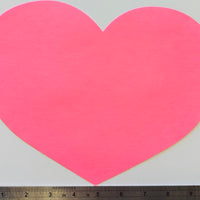 SHAPES ETC. Heart Tri-Color Super Cut-Outs- 8” x 10”
