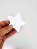 SHAPES ETC. Sticky Shape Notepad - White Star