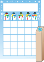 Progress Pad/ Stamps Set - Snowmen - Creative Shapes Etc.