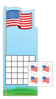 Incentive Sticker Set - Flag - Creative Shapes Etc.
