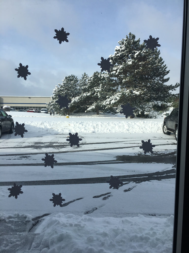 Sticky Note Snowflake SHAPES ETC. Sticky Shape Notepad - Snowflake