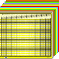 Horizontal Chart Set - Set of 10 - Creative Shapes Etc.