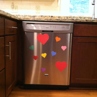 Creative Magnets - Small Tri-Color Heart - Creative Shapes Etc.