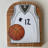 Mini Notepad - Basketball Jersey