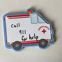 Mini Notepad - Original Ambulance - Creative Shapes Etc.
