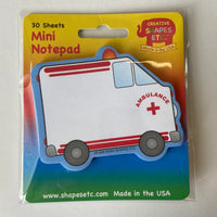 Mini Notepad - Original Ambulance - Creative Shapes Etc.