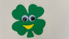 Small Assorted Color Creative Foam Cut-Outs - Assorted Green Four Leaf Clover - Creative Shapes Etc.