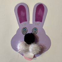 Bunny With Ears Assorted Color Creative Cut-Outs- 5.5” - Creative Shapes Etc.