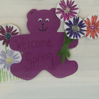 Teddy Bear Assorted Color Cut-Outs- 5.5" - Creative Shapes Etc.
