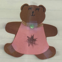 Large Single Color Cut-Out - Teddy Bear - Creative Shapes Etc.