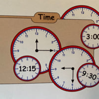 Large Notepad - Clock - Creative Shapes Etc.
