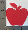 Small Single Color Cut-Out - Red Apple - Creative Shapes Etc.