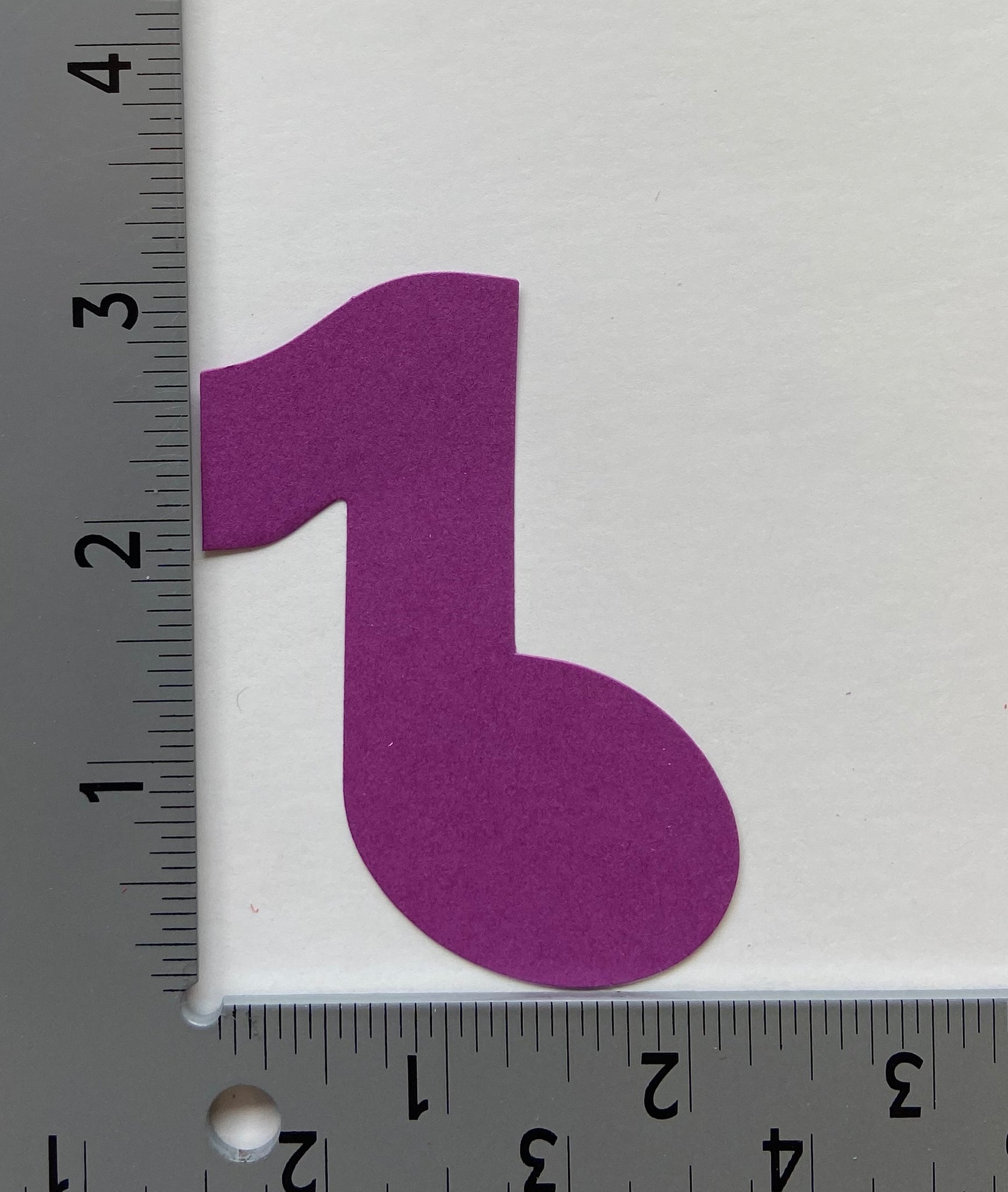 SHAPES ETC. Music Note Assorted Color Creative Cut-Outs- 3”