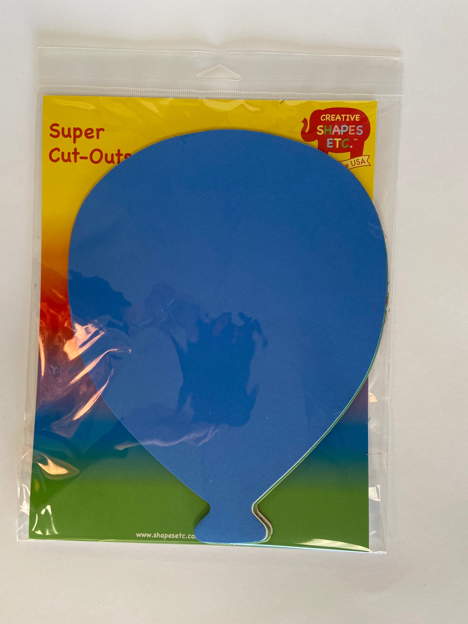 Super Cut Outs Assorted Color Balloon Creative Shapes Etc