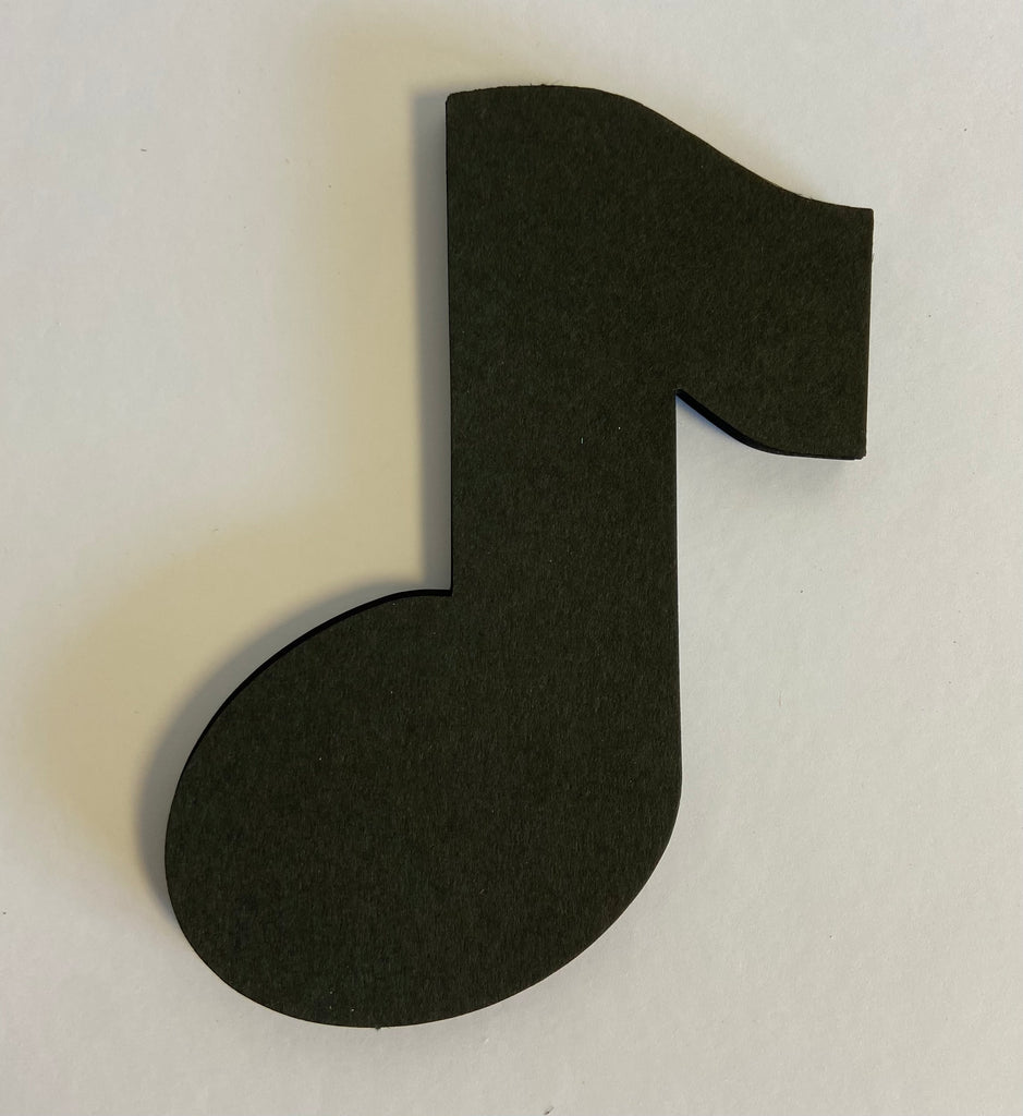 Note Cut Out SHAPES ETC. Small Single Color Cut-Out - Music Note