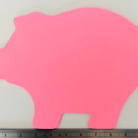 Pig Single Color Super Cut-Outs- 8” x 10” - Creative Shapes Etc.