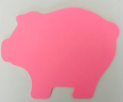 Pig Single Color Super Cut-Outs- 8” x 10” - Creative Shapes Etc.