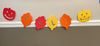 Jack-o-lantern Assorted Color Creative Cut-Outs, 5.5" - Creative Shapes Etc.