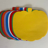 Large Assorted Color Cut-Out - Pumpkin - Creative Shapes Etc.