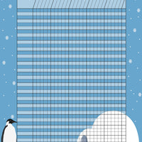 Vertical Incentive Chart - Penguin - Creative Shapes Etc.