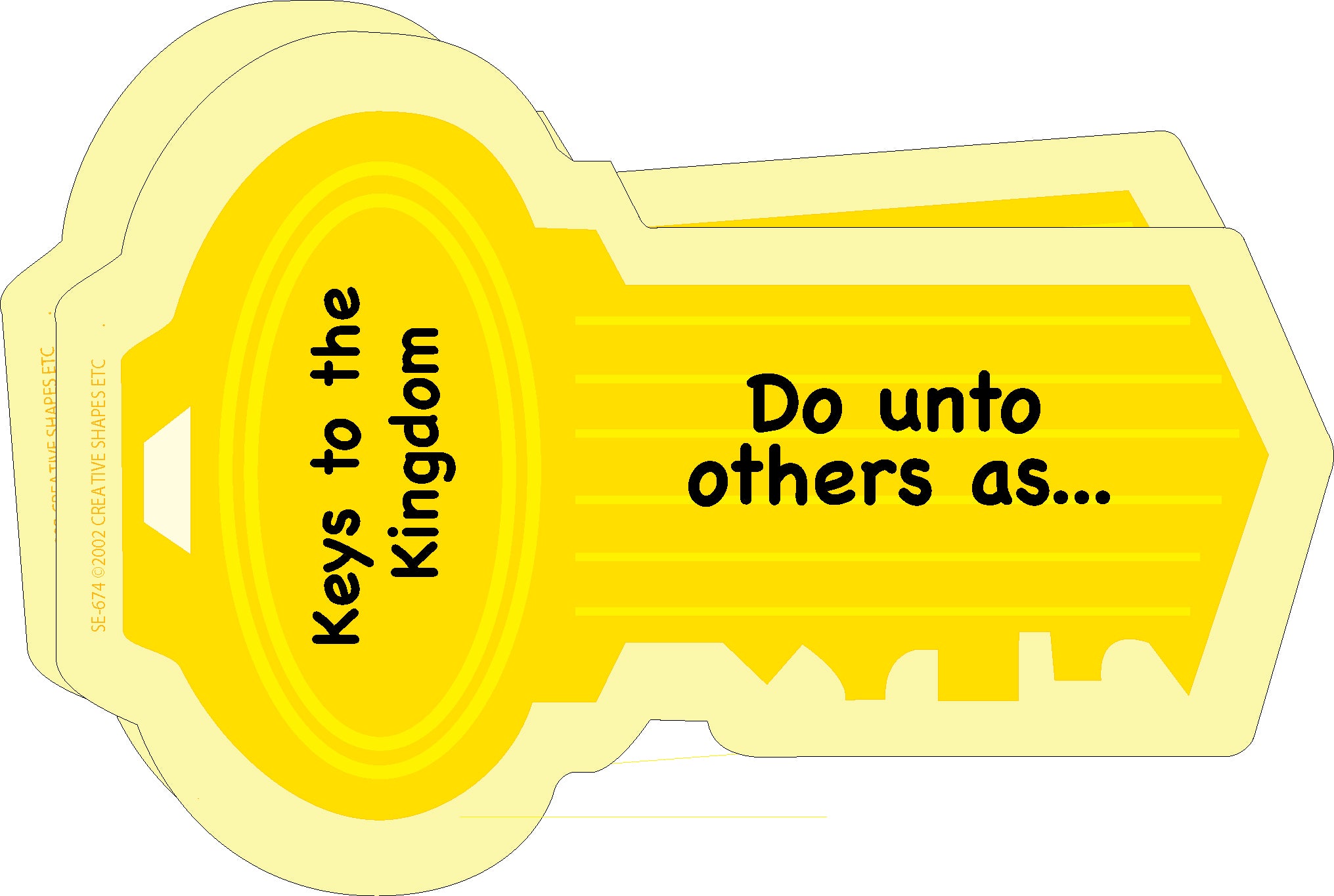 Large Notepad - Key | Creative Shapes Etc.