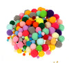 Plush Stick / Pompoms Rainbow Colors Shilly Stick Educational DIY Toys