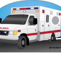 Large Notepad Ambulance - Creative Shapes Etc.