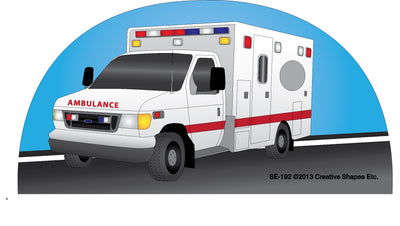 Large Notepad Ambulance - Creative Shapes Etc.