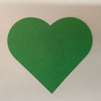 Small Single Color Cut-Out - St. Patrick's Day Heart - Creative Shapes Etc.