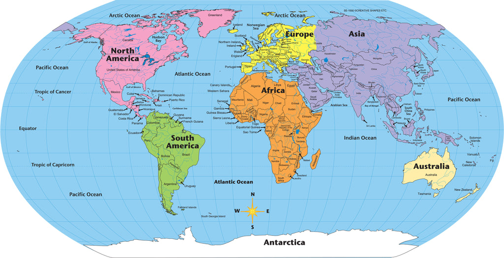 3 Ways to Memorise the Locations of Countries on a World Map