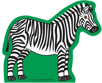 Large Notepad - Zebra - Creative Shapes Etc.