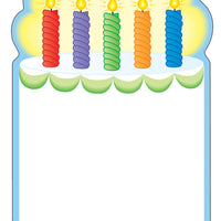 Large Notepad - Birthday Cake - Creative Shapes Etc.