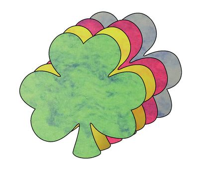 Shamrock Marble Assorted Color Creative Cut-Outs- 3