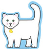 Large Notepad - Cat - Creative Shapes Etc.