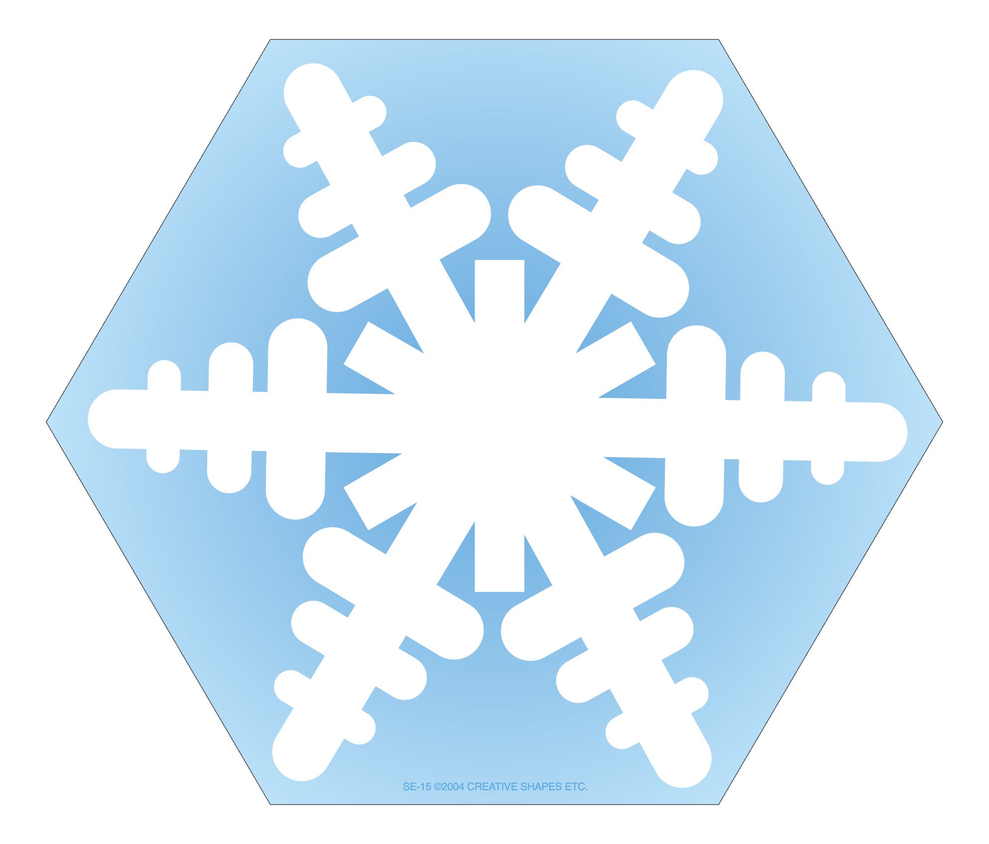 Creative Shapes Notepad Snowflake Mini